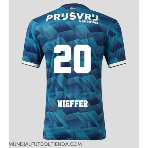 Camiseta Feyenoord Mats Wieffer #20 Segunda Equipación Replica 2023-24 mangas cortas